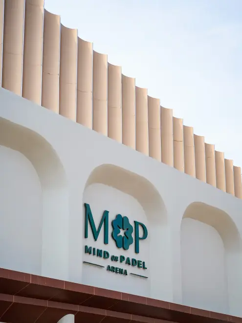 MOP Arena facade on Jl. Ampera Raya